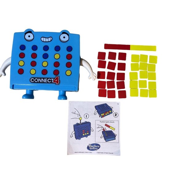 McDonald's/. Hasbro Other - McDonald's Connect Four Miniature Travel Board Game